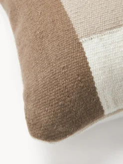 Funda de cojín de lana con diseño abstracto Aylin