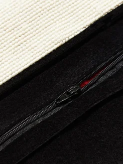 Funda de cojín de lana Lips Bitten