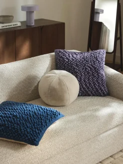 Funda de cojín de lana Loca