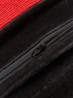 Funda de cojín de lana Safari