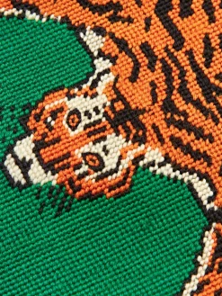 Funda de cojín de lana Tiger