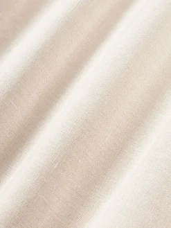 Funda de cojín de lino con flecos Luana