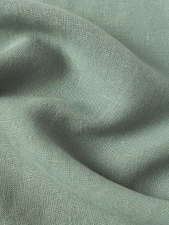 Funda de cojín de lino con flecos Luana