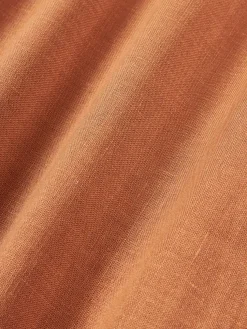 Funda de cojín de lino con flecos Luana