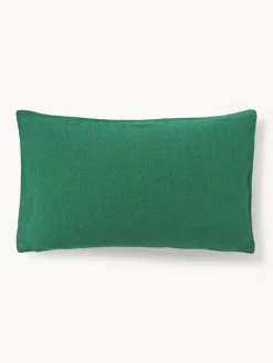 Funda de cojín de lino con estampado gráfico Lexi