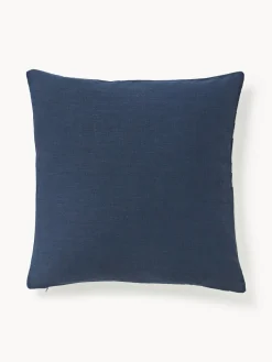 Funda de cojín de lino con estampado gráfico Lexi