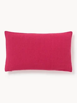 Funda de cojín de lino con estampado gráfico Lexi