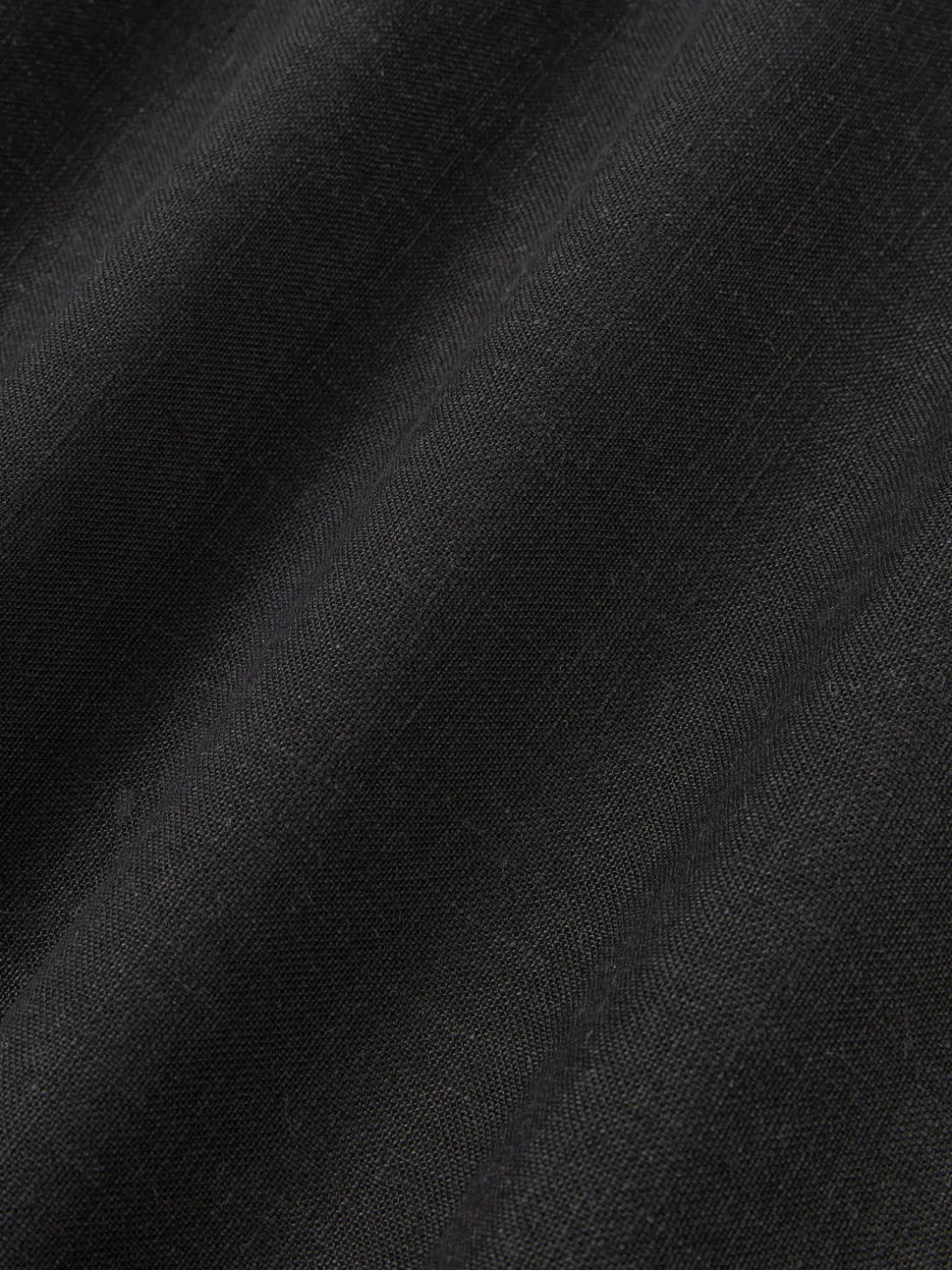 Funda de cojín de lino con dobladillo elevado Taryn