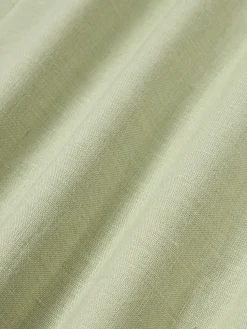 Funda de cojín de lino con dobladillo elevado Taryn