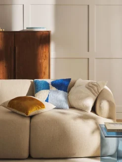 Funda de cojín de mezcla de seda Jasper