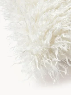 Funda de cojín de pelo sintético rizado Morten