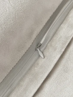 Funda de cojín de piel sintética Mathilde