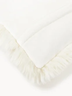 Funda de cojín de piel sintética Mathilde