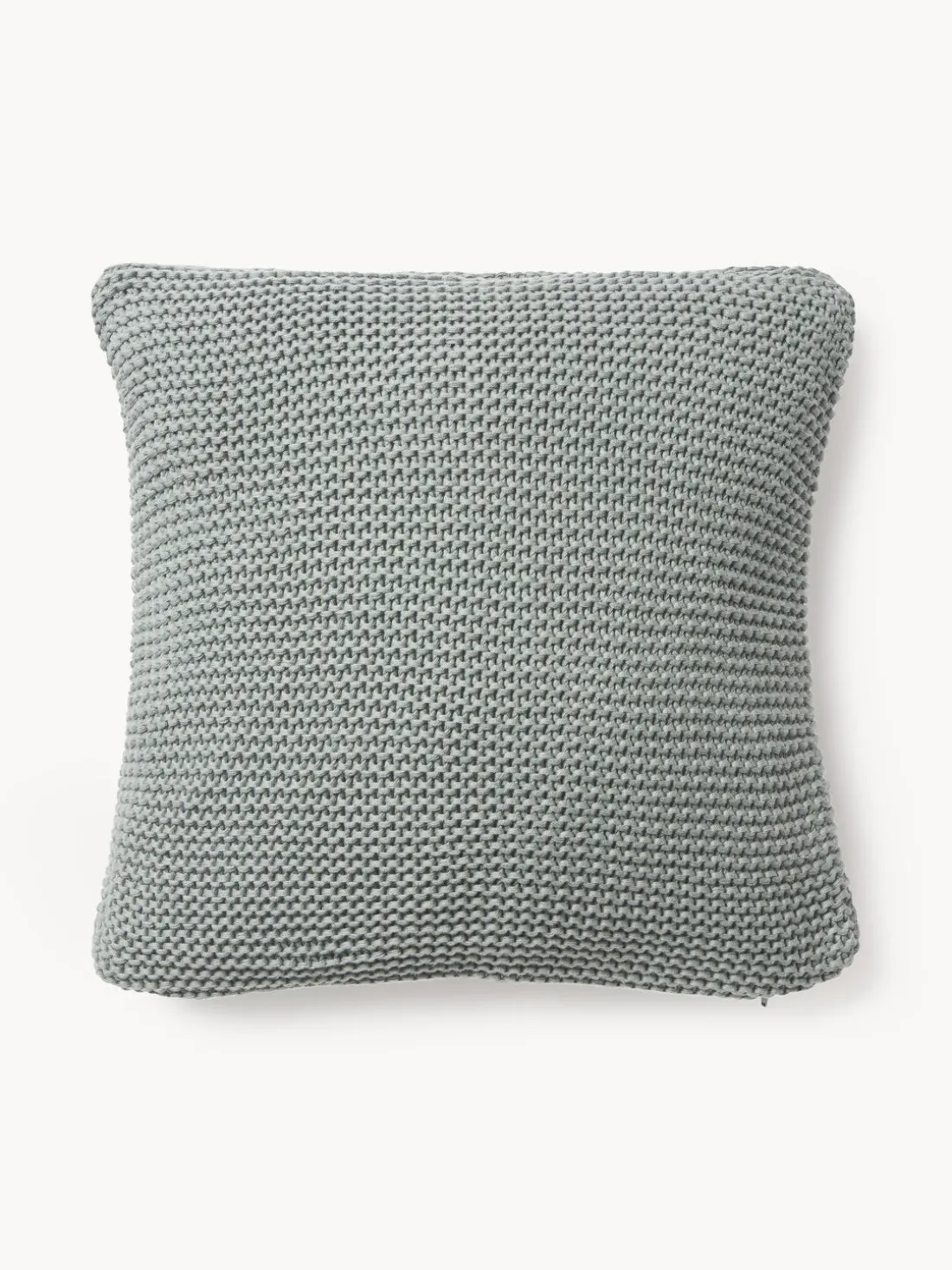 Funda de cojín de punto de algodón ecológico Adalyn