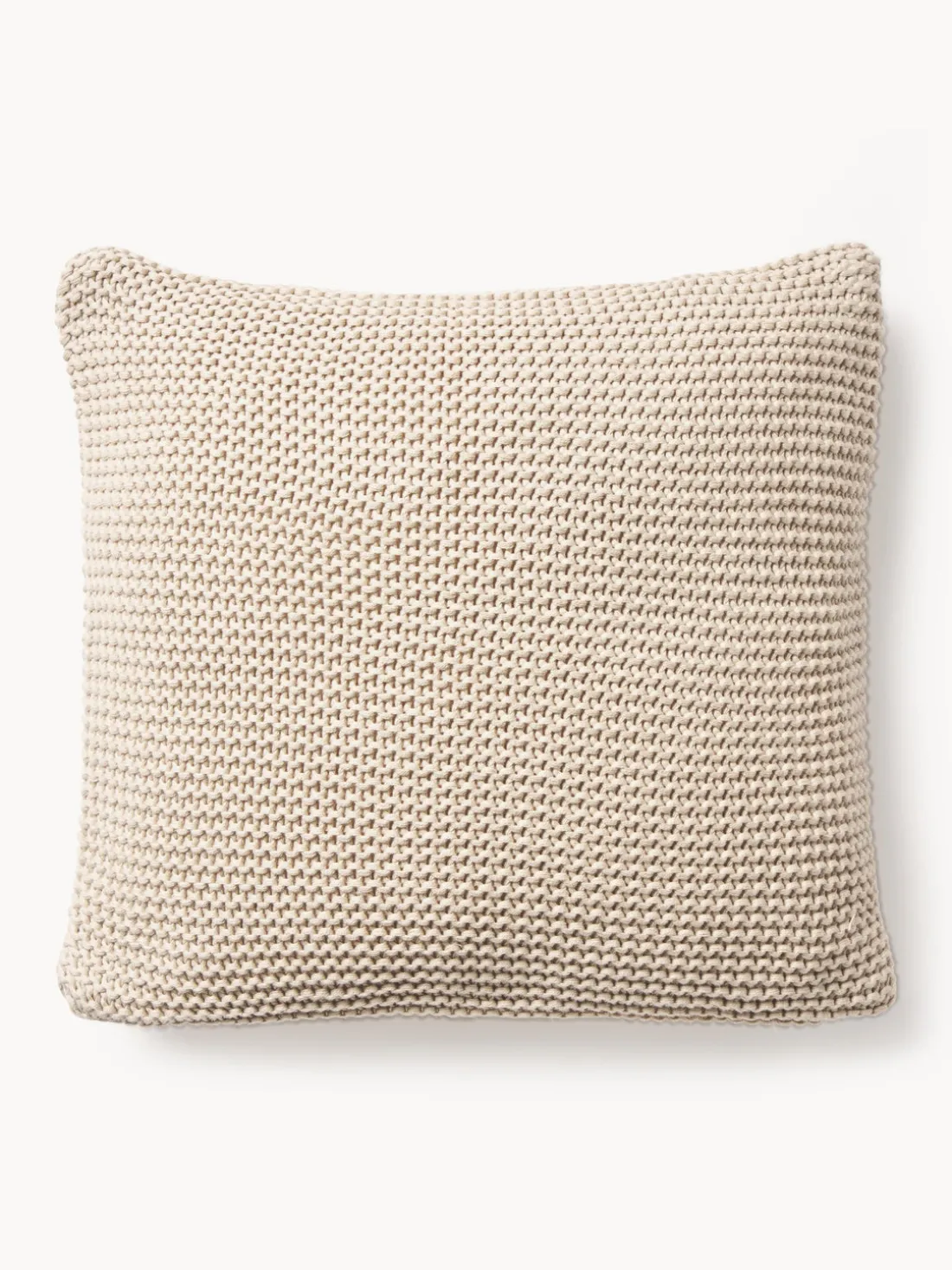 Funda de cojín de punto de algodón ecológico Adalyn