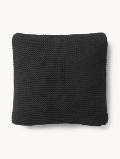 Funda de cojín de punto de algodón ecológico Adalyn