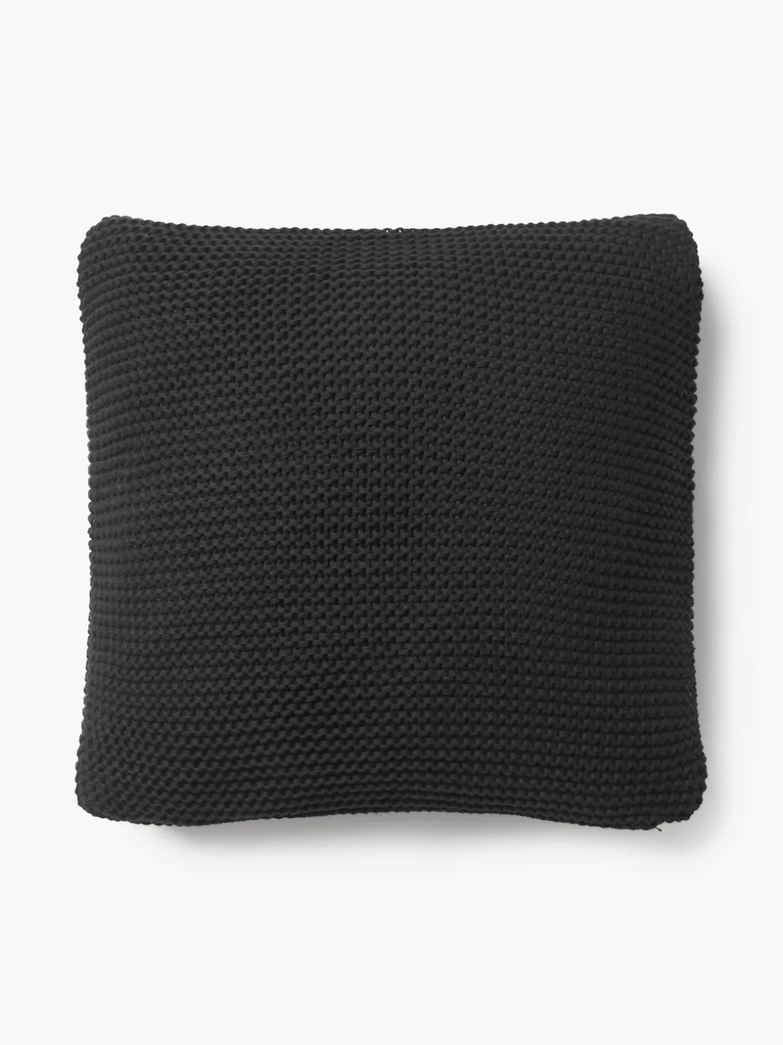 Funda de cojín de punto de algodón ecológico Adalyn