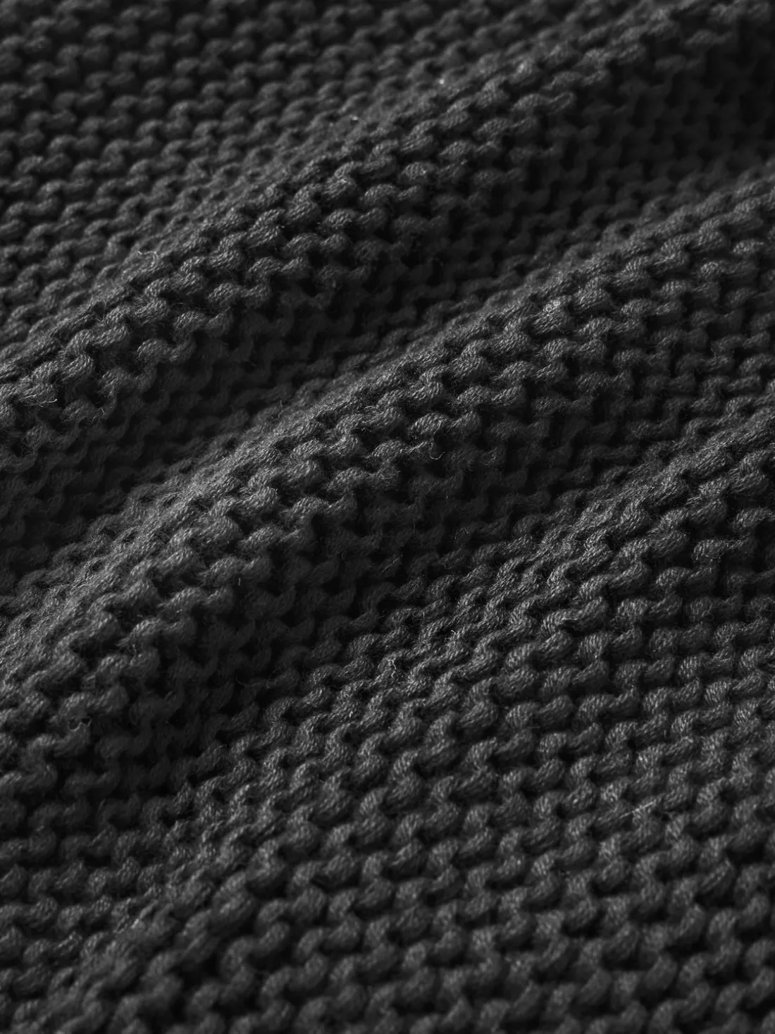 Funda de cojín de punto de algodón ecológico Adalyn