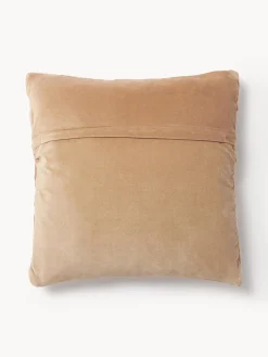 Funda de cojín de terciopelo texturizada Sina