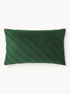 Funda de cojín de terciopelo texturizada Leyla