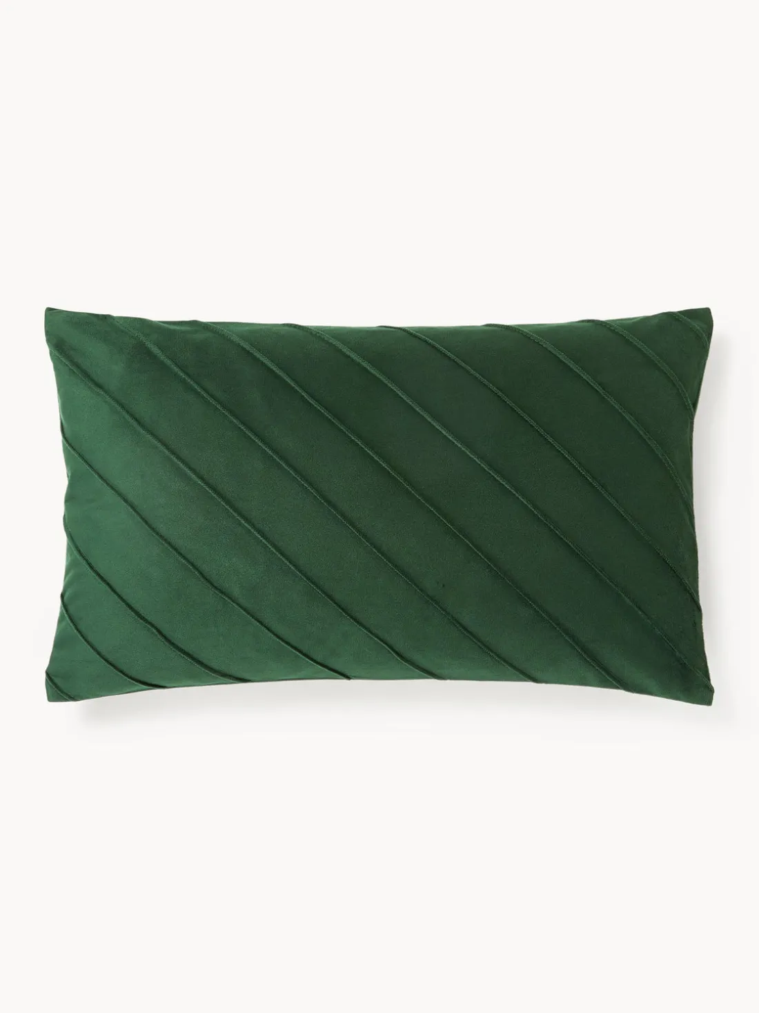 Funda de cojín de terciopelo texturizada Leyla