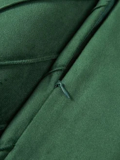 Funda de cojín de terciopelo texturizada Leyla