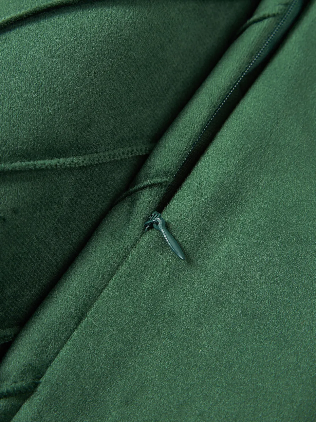 Funda de cojín de terciopelo texturizada Leyla