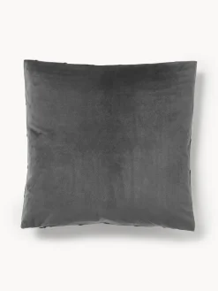 Funda de cojín de terciopelo texturizada Leyla
