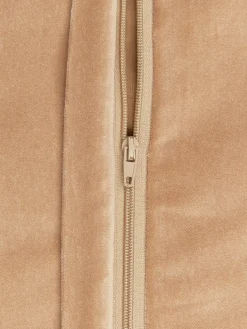 Funda de cojín de terciopelo texturizada Sina