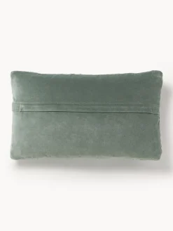 Funda de cojín de terciopelo texturizada Sina