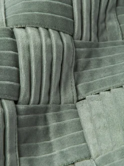 Funda de cojín de terciopelo texturizada Sina