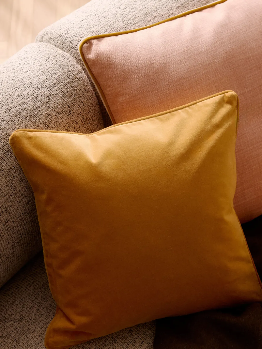 Funda de cojín de terciopelo Dana