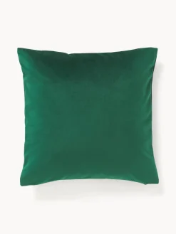 Funda de cojín de terciopelo bordada Legong