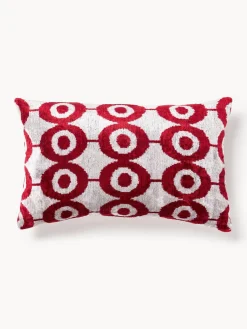 Funda de cojín de terciopelo con estampado abstracto Velvety