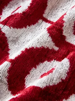 Funda de cojín de terciopelo con estampado abstracto Velvety