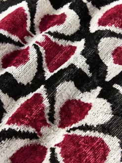 Funda de cojín de terciopelo con estampado floral Velvety