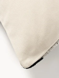 Funda de cojín de terciopelo con estampado zigzag Velvety