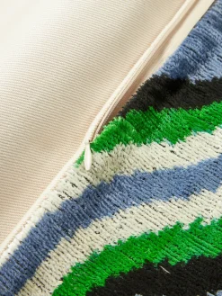 Funda de cojín de terciopelo con estampado abstracto Velvety