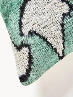 Funda de cojín de terciopelo con estampado abstracto Velvety