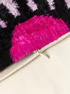 Funda de cojín de terciopelo con estampado abstracto Velvety