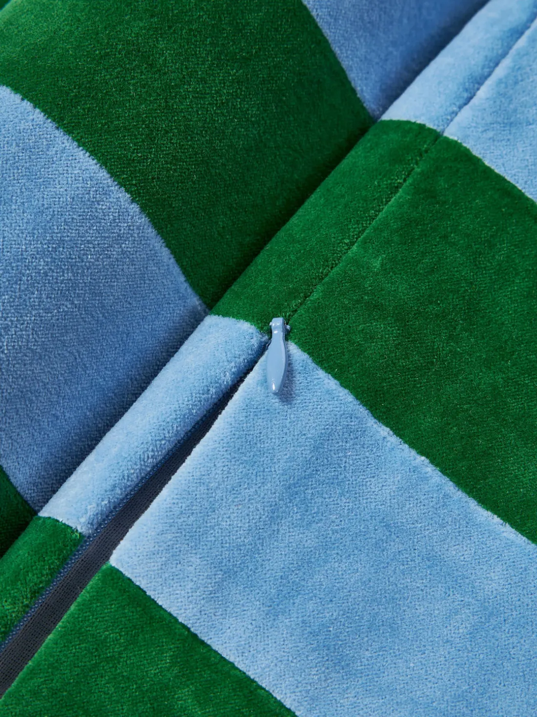 Funda de cojín de terciopelo patchwork Remus