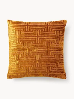 Funda de cojín de terciopelo con bordado de chenilla Stormi