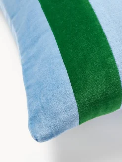 Funda de cojín de terciopelo patchwork Remus