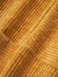 Funda de cojín de terciopelo de estructura lineal fina Fiona