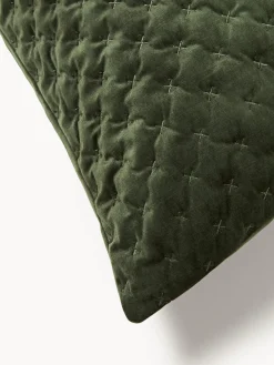 Funda de cojín de terciopelo acolchada Riko