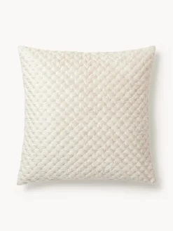 Funda de cojín de terciopelo acolchada Riko