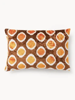 Funda de cojín de viscosa estampada en tejido jacquard Eddie