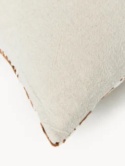 Funda de cojín de viscosa estampada en tejido jacquard Hazel