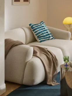 Funda de cojín de viscosa estampada en tejido jacquard Dejan