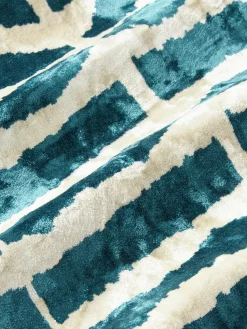 Funda de cojín de viscosa estampada en tejido jacquard Dejan